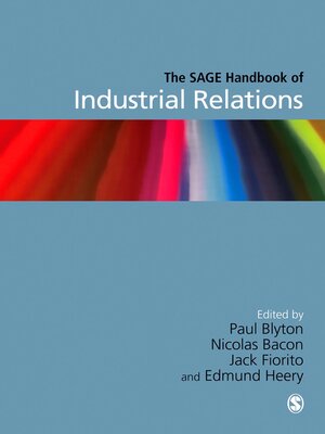 cover image of The SAGE Handbook of Industrial Relations
